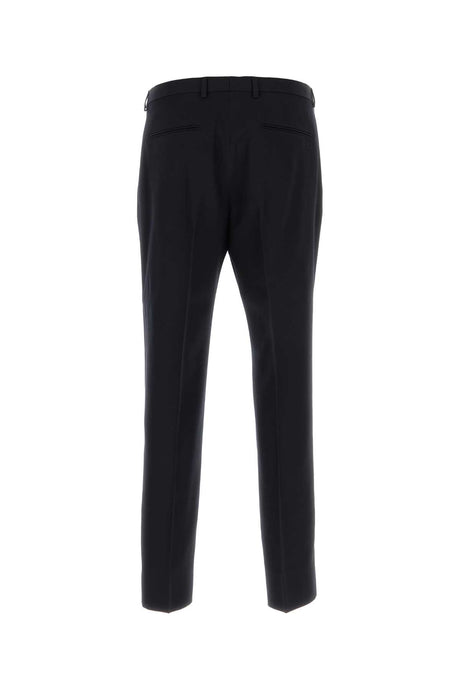 GUCCI Elegant Wool Pants for Men - Navy Blue