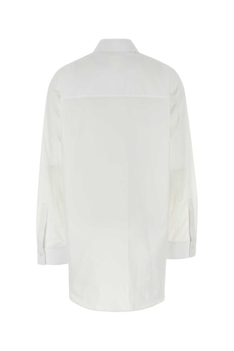 GIVENCHY Oversize White Poplin Shirt for Women