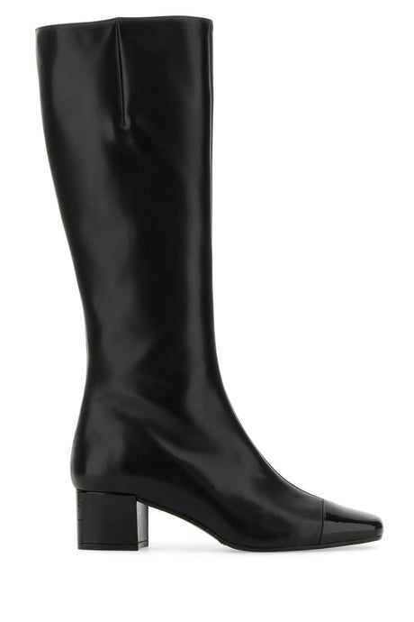 CAREL PARIS Women's Mini Heel Leather Boots