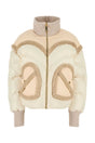 KHRISJOY Ivory Nylon Corazon Down Jacket