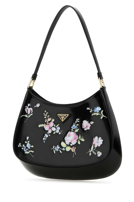 PRADA Mini Leather Cleo Shoulder Handbag - Stylish and Sophisticated