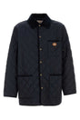 VALENTINO GARAVANI Navy Blue Nylon Jacket for Men