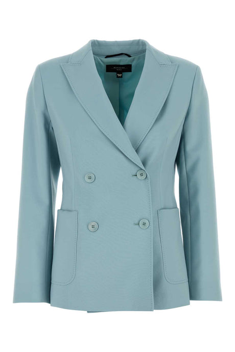 WEEKEND Light Blue Wool Blazer for Women