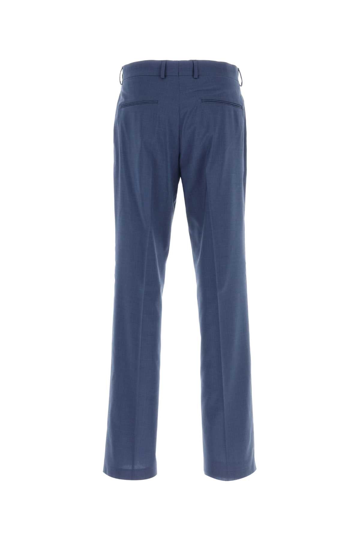 FENDI Wool Pants for Men - Stylish Blue Trousers