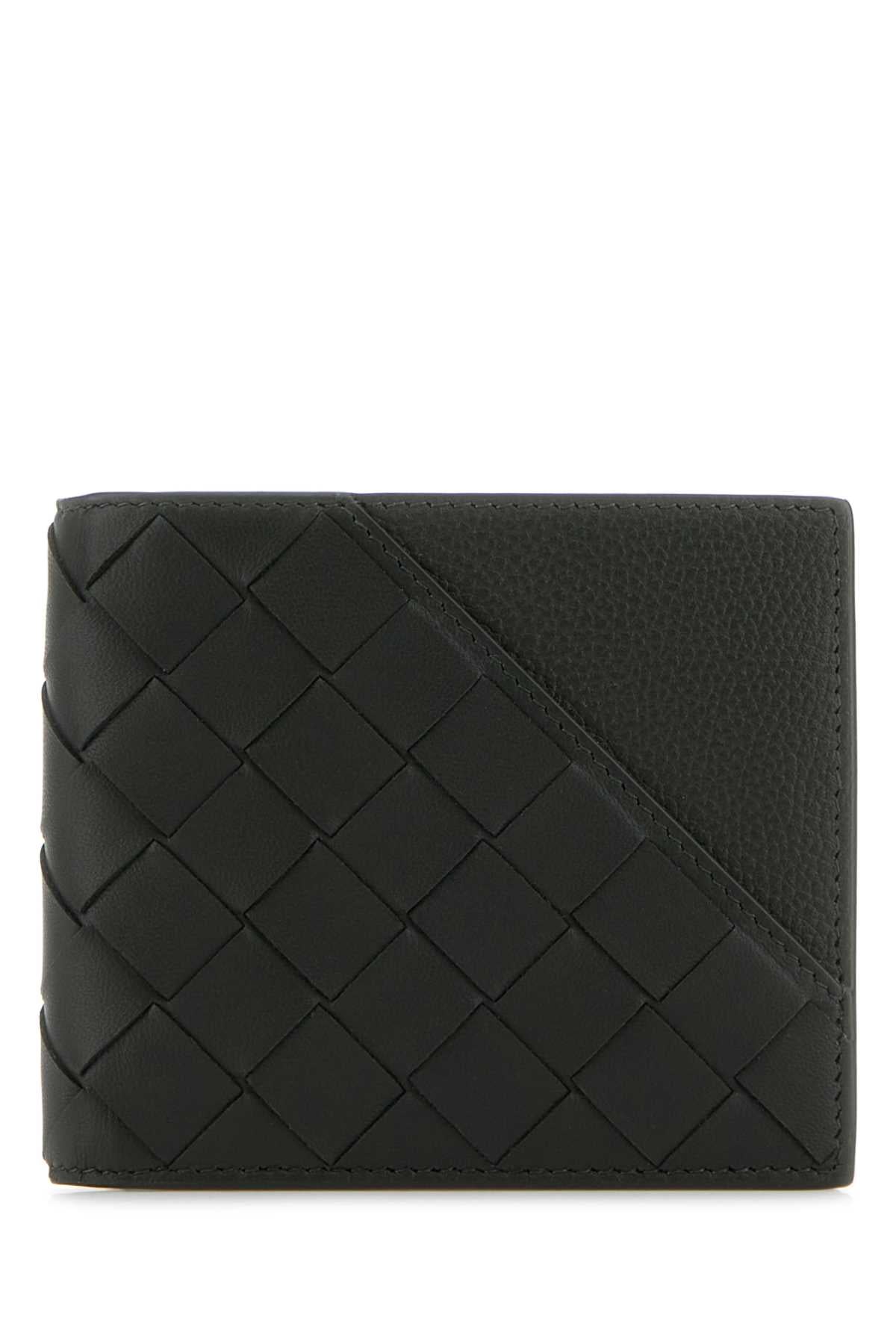 BOTTEGA VENETA Mini Black Leather Wallet