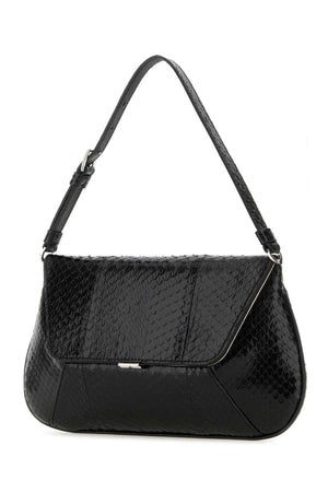 AMINA MUADDI Mini Black Leather Handbag