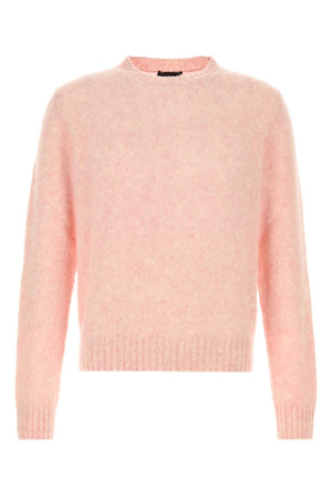 PRADA Pastel Pink Wool Sweater for Men