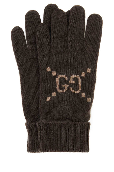 GUCCI Cashmere Embroidered Gloves - Unisex