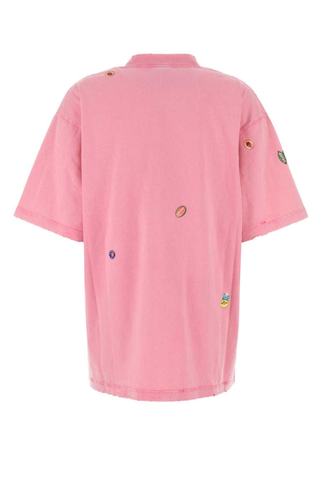 BALENCIAGA Chic Pink Cotton T-Shirt for Women