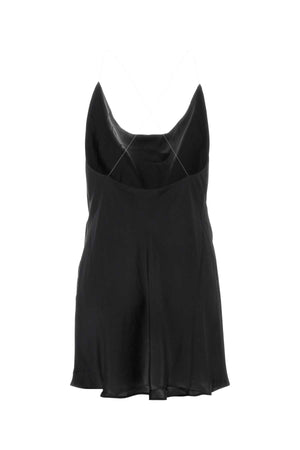 Y PROJECT Chic Mini Satin Dress for Women