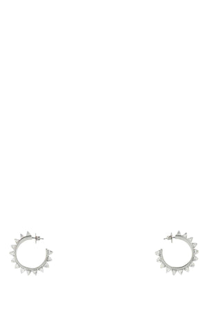 AMINA MUADDI Statement Karma Hoop Earrings - 3 cm