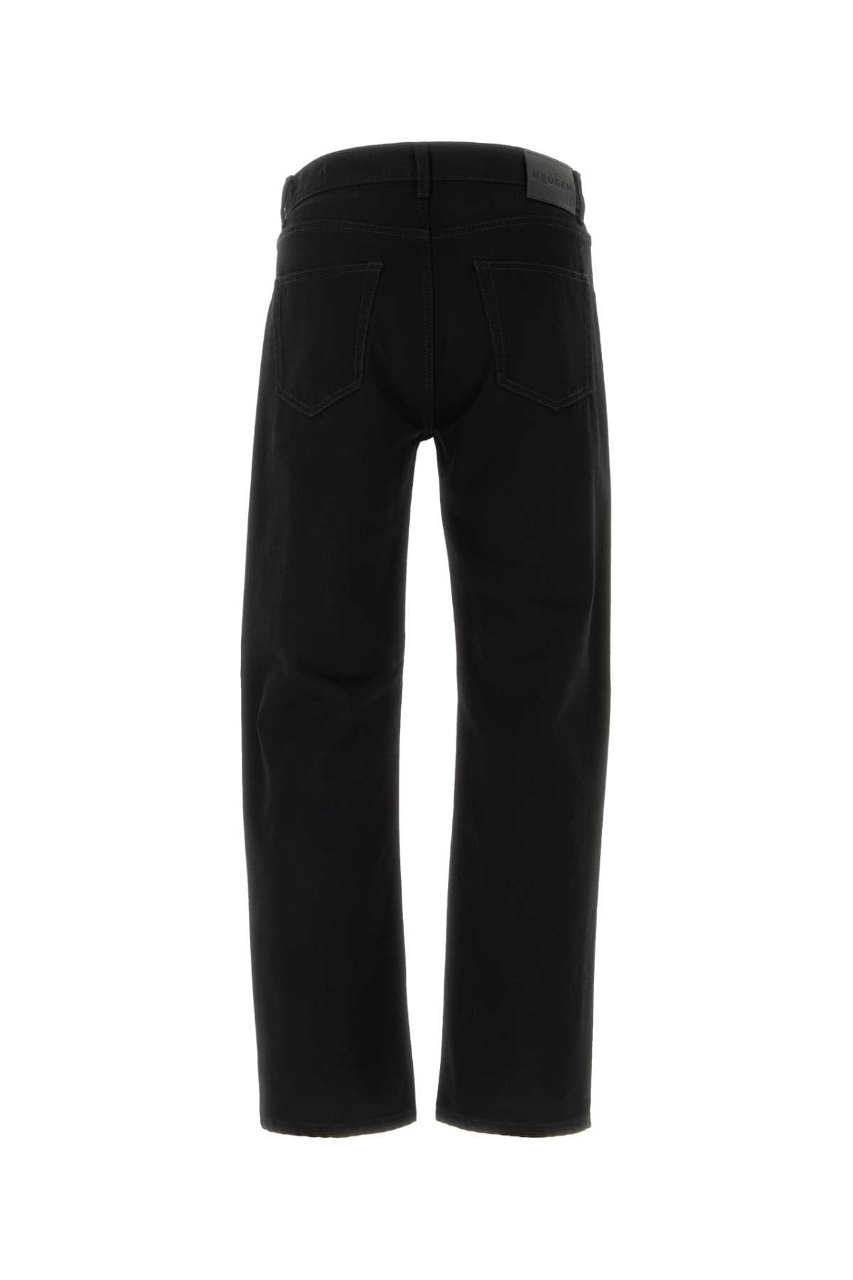 ALEXANDER MCQUEEN Stylish Black Denim Jeans for Men