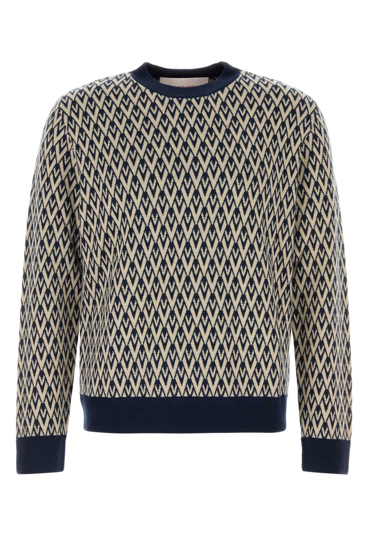 VALENTINO GARAVANI Embroidered Wool Sweater for Men - 25S