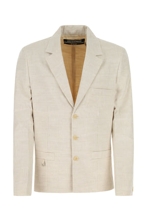 JACQUEMUS Melange Sand Linen Blend Blazer