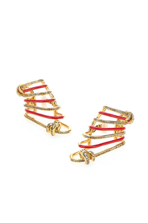 FENDI Two-tone Metal Filo Ear Cuff