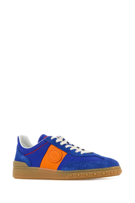 VALENTINO GARAVANI Electric Blue Suede and Fabric Upvillage Sneakers