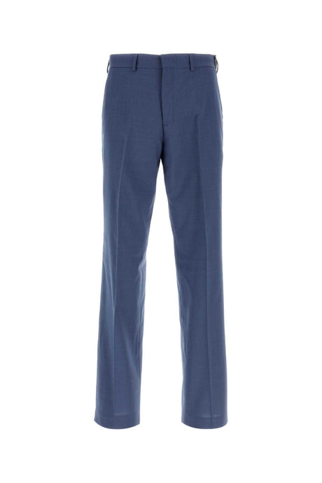 FENDI Wool Pants for Men - Stylish Blue Trousers