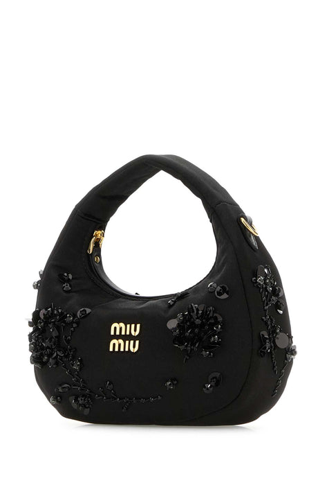 MIU MIU Chic Mini Wander Handbag - Elegant Black Design