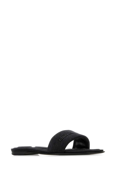 ALEXANDER WANG Mini Denim VY Slippers for Women