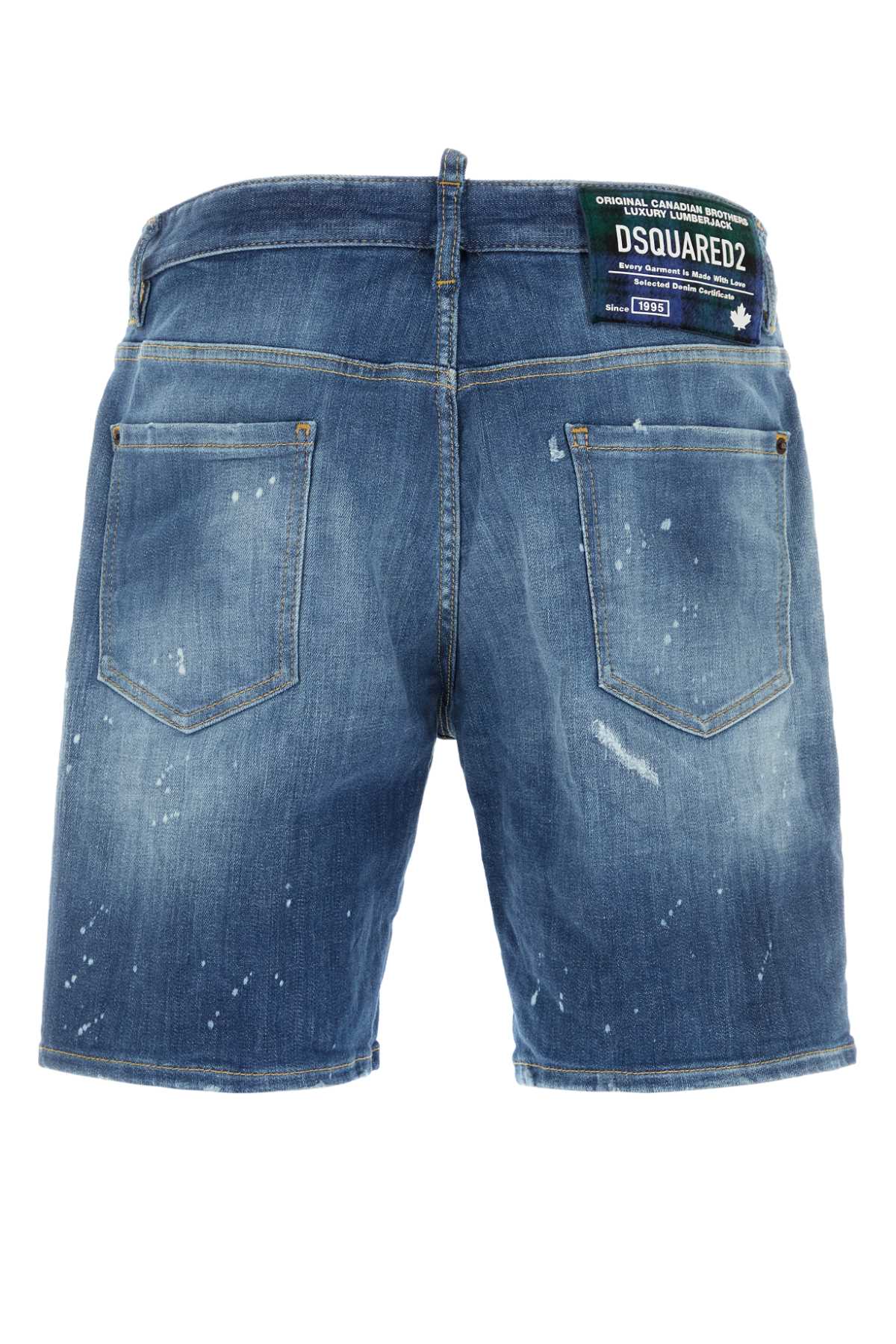 DSQUARED Men's Mini Denim Bermuda Shorts