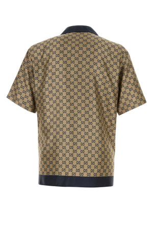 GUCCI Printed Silk Shirt for Men