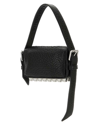 ALEXANDER WANG Mini Black Leather Shoulder Handbag