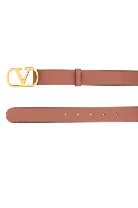 VALENTINO GARAVANI VLogo Mini Leather Belt - 3 cm Height