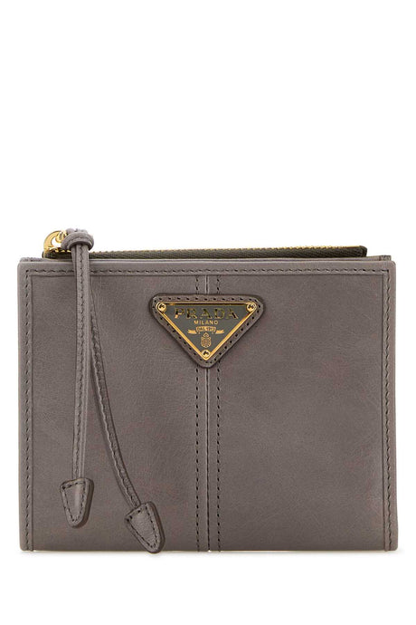 PRADA Mini Leather Wallet with Elegant Finish - Perfect for Every Occasion