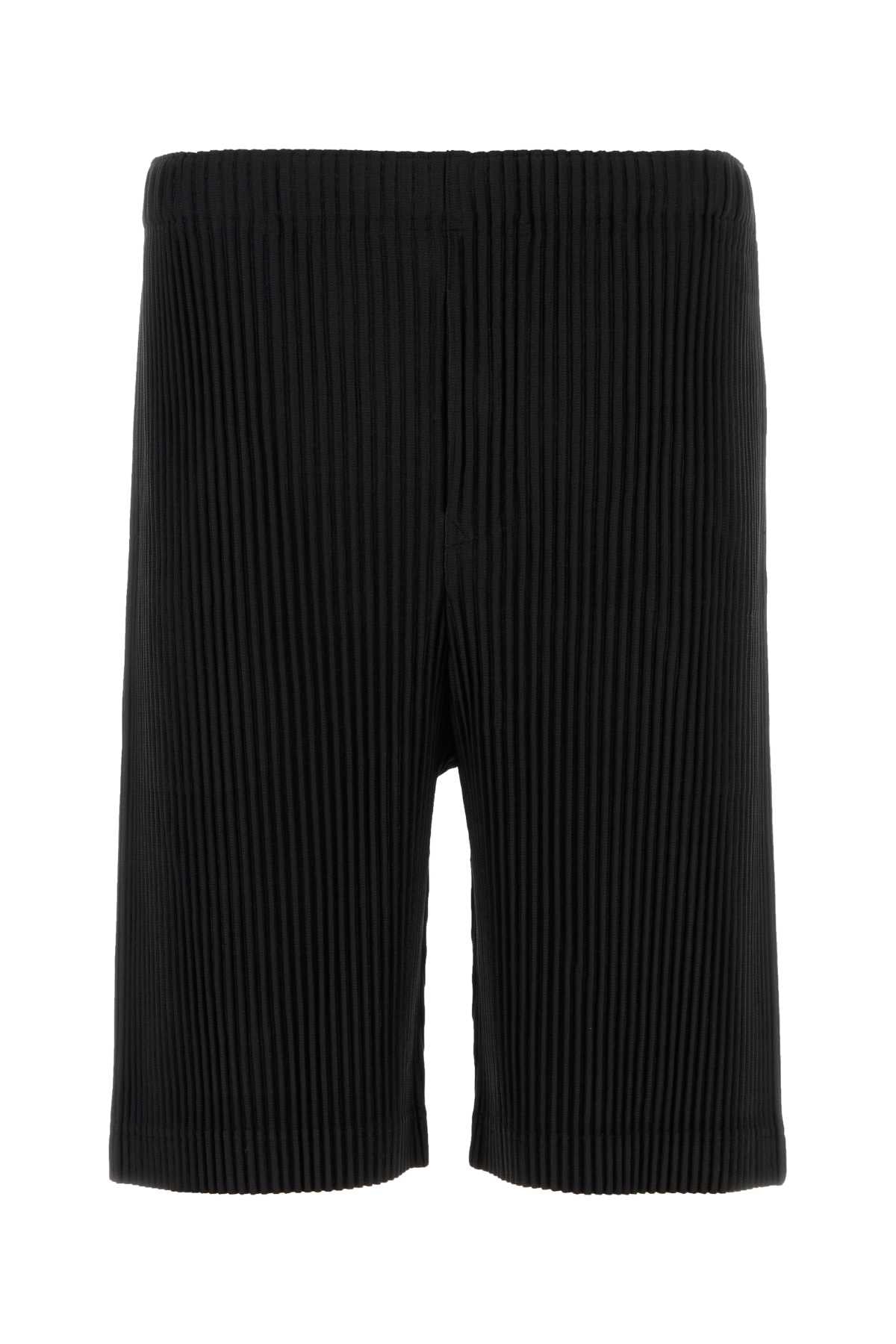 HOMME PLISSE' ISSEY MIYAKE Men's Classic Mini Bermuda Shorts