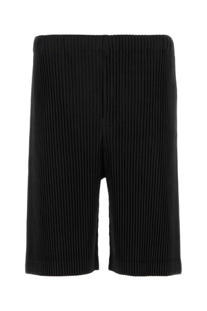 HOMME PLISSE' ISSEY MIYAKE Men's Classic Mini Bermuda Shorts