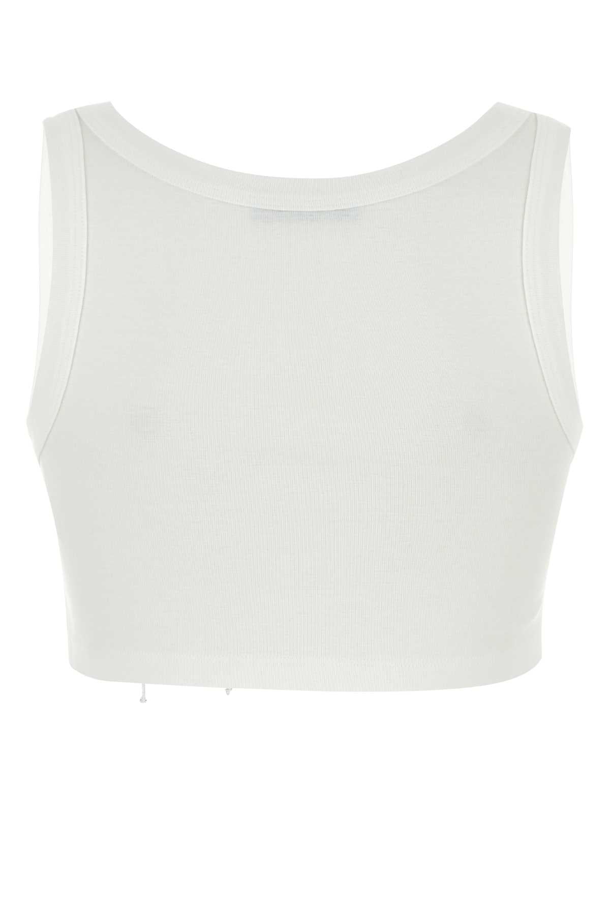 PRADA Chic Cotton Crop Top for Women