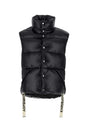 KHRISJOY Men's Black Sleeveless Puff Down Jacket