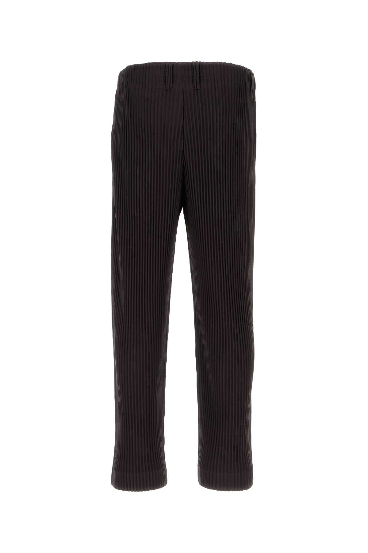 HOMME PLISSE' ISSEY MIYAKE Elevated Pleated Pant for Men - Aubergine