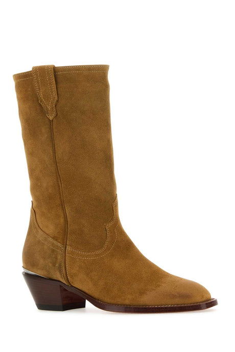 SONORA Stylish Durango Suede Ankle Boots with 4 cm Heel Height for Women