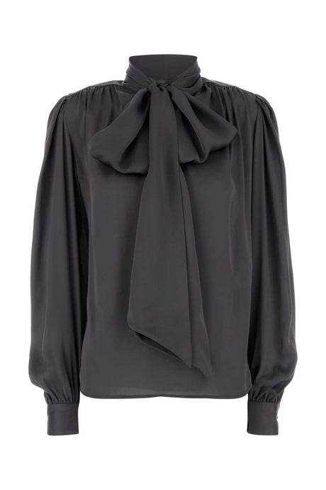 SAINT LAURENT Elegant Satin Blouse