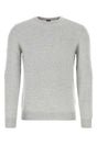 FEDELI Light Grey Cashmere Sweater for Men