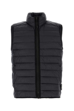 STONE ISLAND Men's Down Jacket in Dark Blue