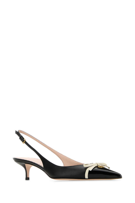 VALENTINO GARAVANI Chic Leather VLogo Pumps - 4.5 cm Heel