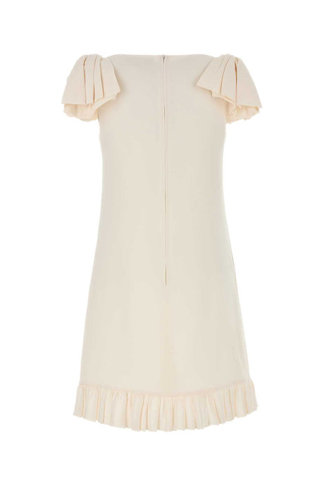 VALENTINO GARAVANI Ivory Wool Blend Dress for Women