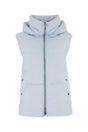 MOORER Pastel Light-Blue Mini Down Jacket