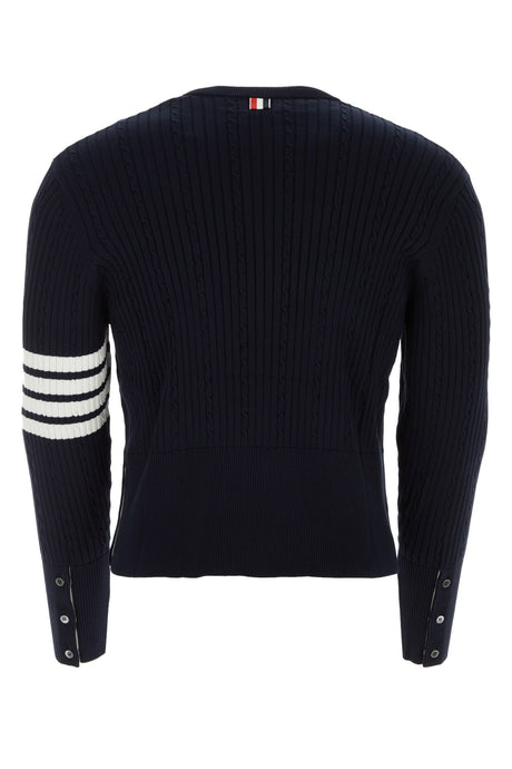 THOM BROWNE Classic Cotton Sweater for Men - 23S Collection