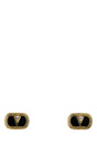 VALENTINO GARAVANI Two-tone Enamel and Metal VLogo Mini Earrings