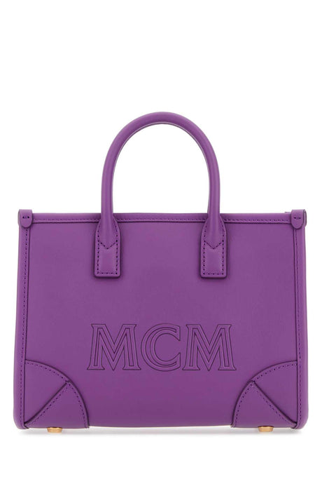 MCM Mini Leather Handbag - Light Purple