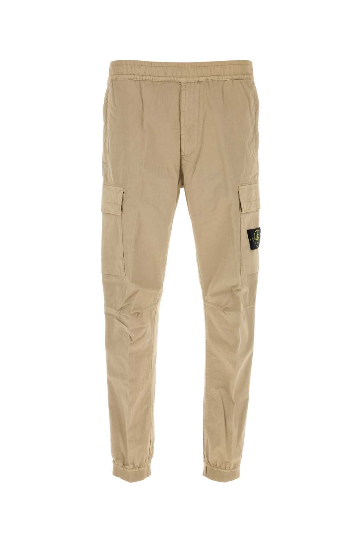 STONE ISLAND Stretch Cotton Pants for Men - Size Adjustable