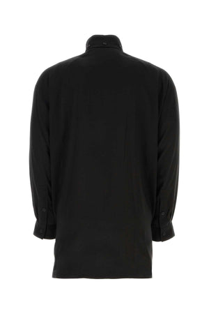 YOHJI YAMAMOTO Sophisticated Black Cellulose Shirt for Men