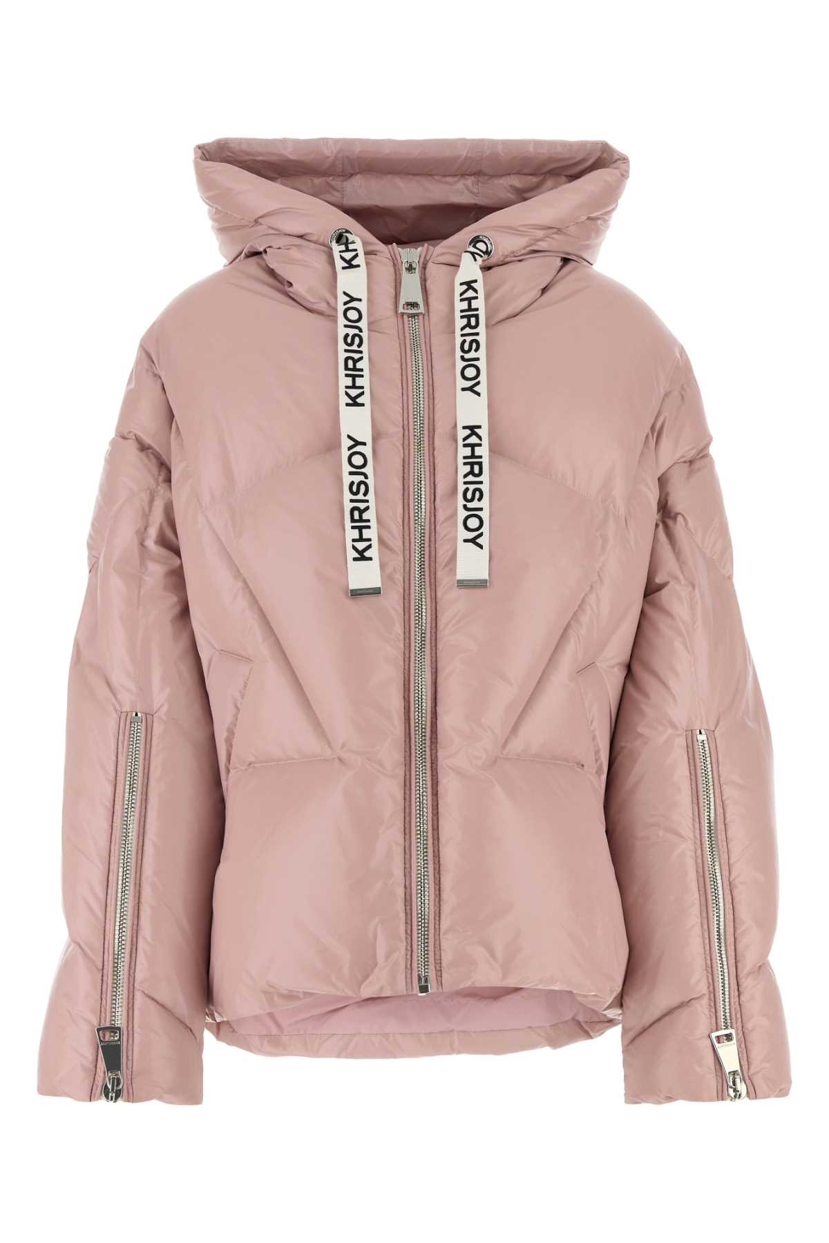 KHRISJOY Pastel Pink Down Jacket