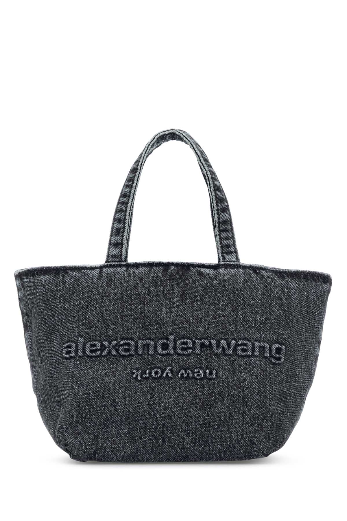 ALEXANDER WANG Mini Dark Grey Denim Handbag