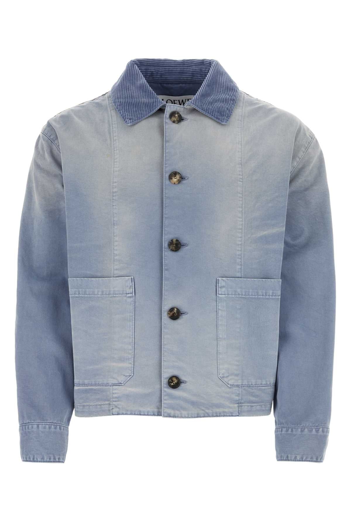 LOEWE Classic Light Blue Denim Jacket for Men