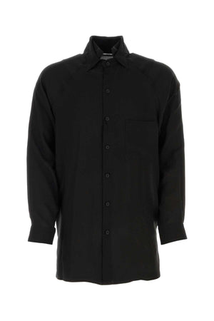 YOHJI YAMAMOTO Sophisticated Black Cellulose Shirt for Men