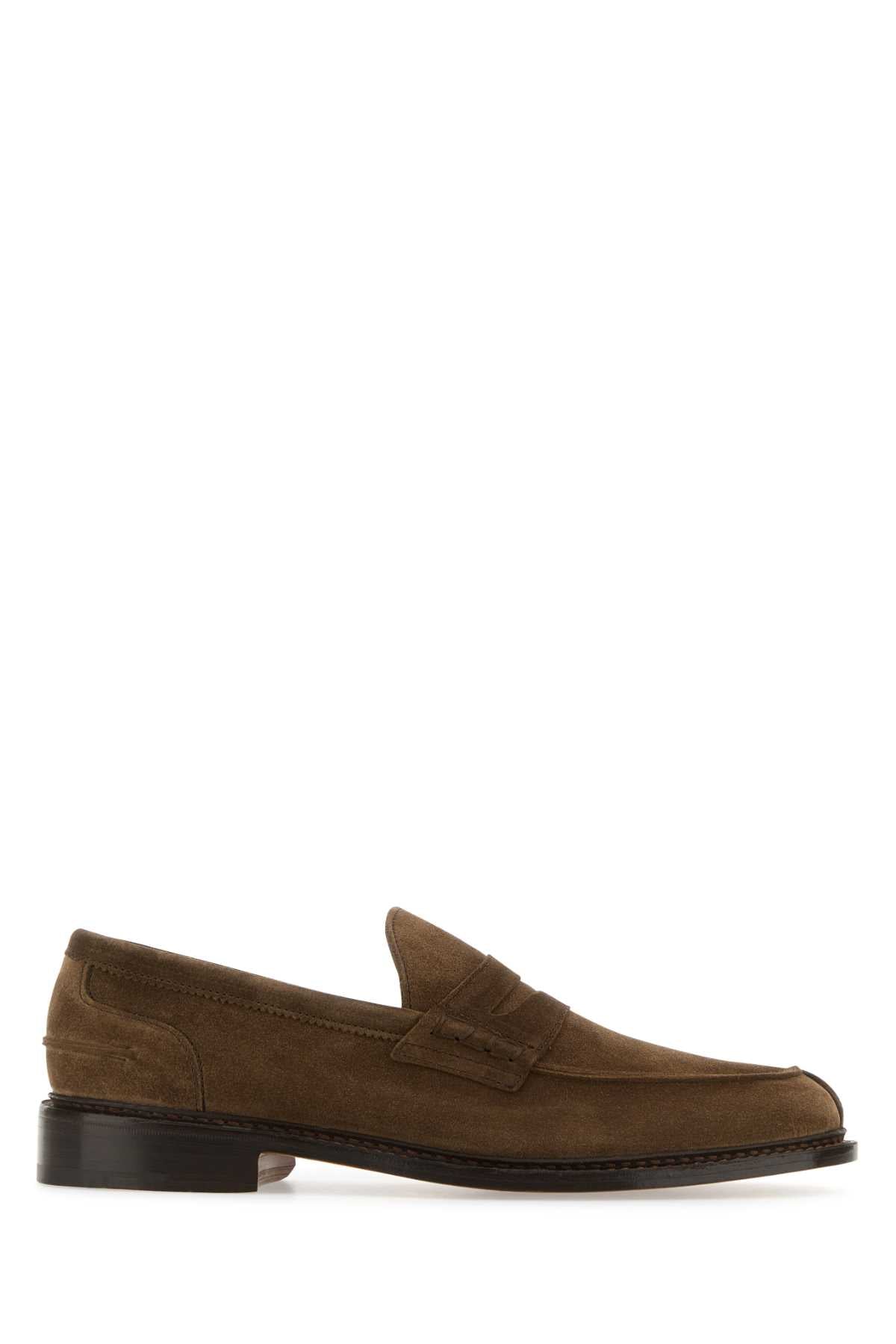 TRICKER'S Suede Adam Loafers for Men